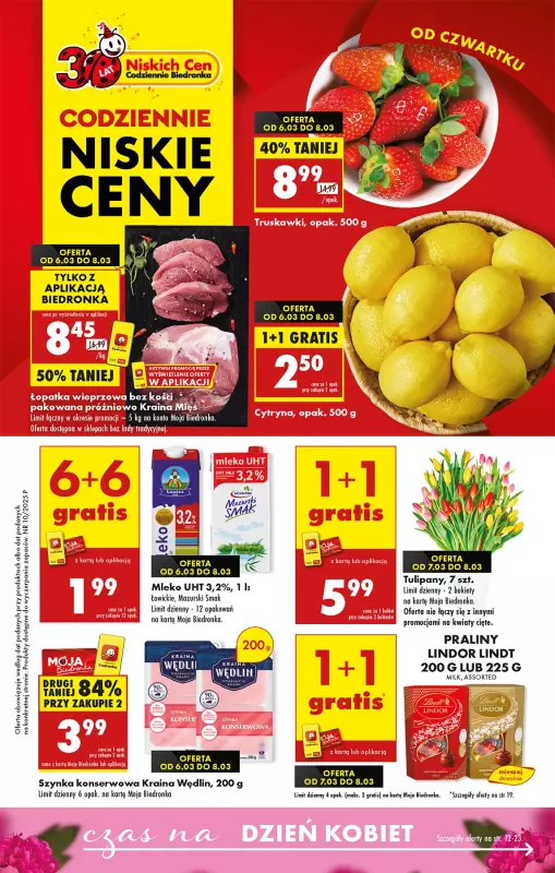 Biedronka - gazetka promocyjna Od czwartku od czwartku 06.03 do środy 12.03