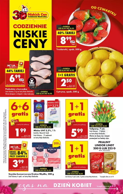 Biedronka - gazetka promocyjna Od czwartku, Z ladą tradycyjną od czwartku 06.03 do środy 12.03