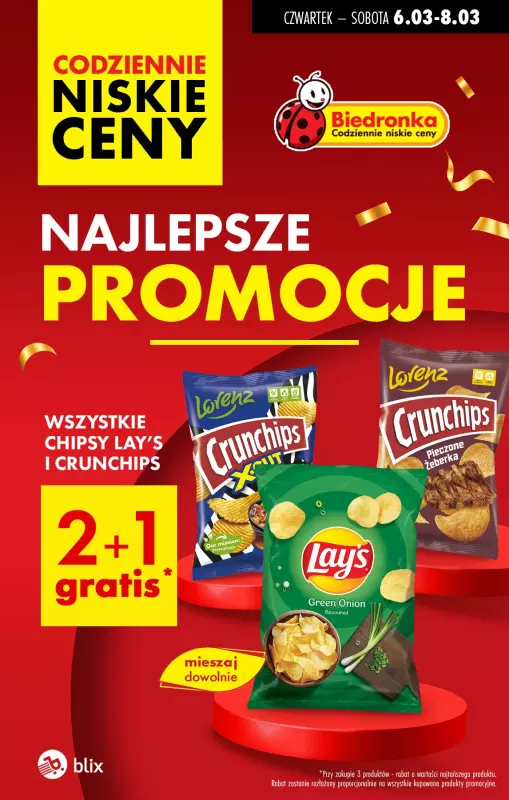 Biedronka - gazetka promocyjna Najlepsze promocje! od czwartku 06.03 do soboty 08.03