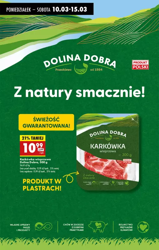 Biedronka - gazetka promocyjna Od poniedziałku, Z ladą tradycyjną od poniedziałku 10.03 do soboty 15.03 - strona 63