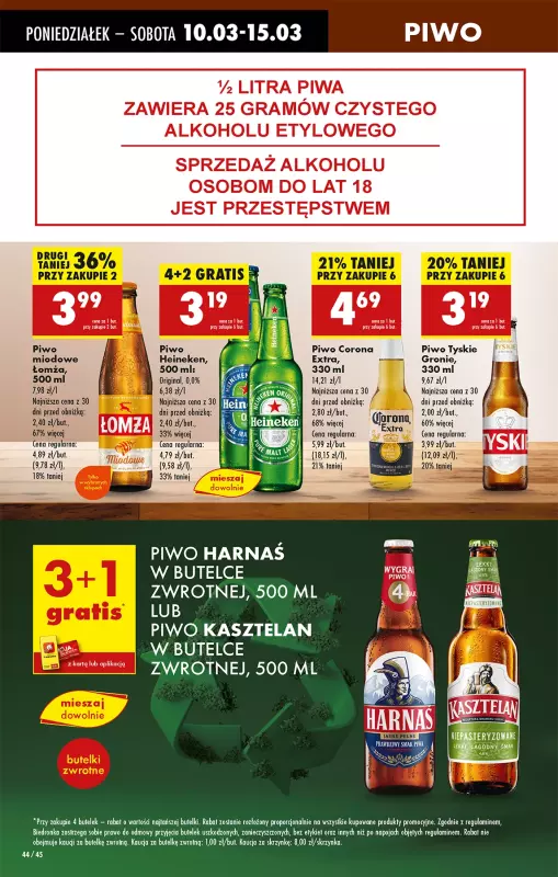 Biedronka - gazetka promocyjna Od poniedziałku, Z ladą tradycyjną od poniedziałku 10.03 do soboty 15.03 - strona 46