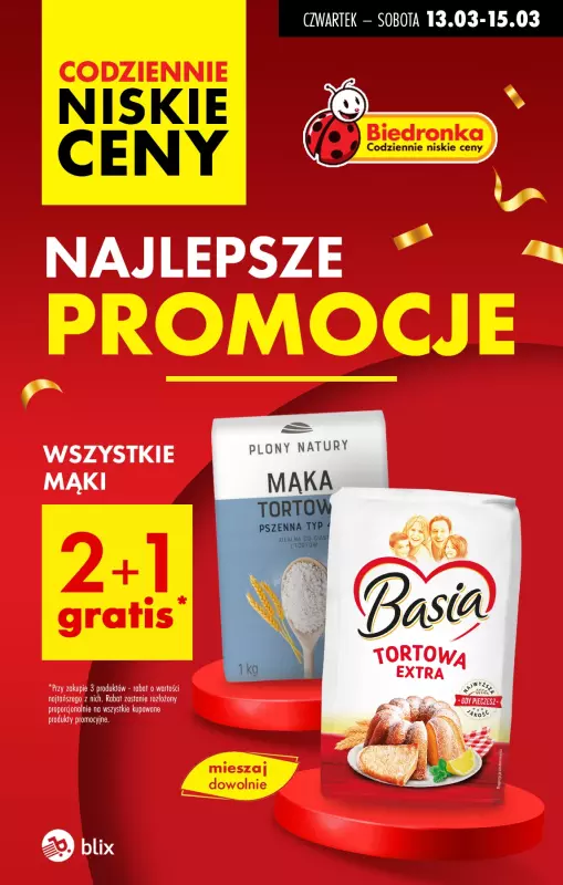 Biedronka - gazetka promocyjna Najlepsze promocje! od czwartku 13.03 do soboty 15.03