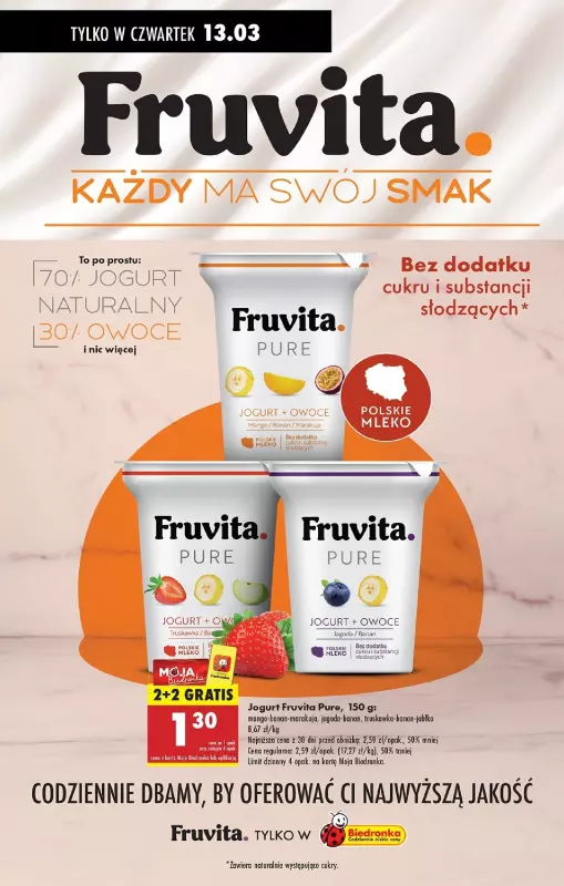 Biedronka - gazetka promocyjna Od czwartku od czwartku 13.03 do środy 19.03 - strona 52