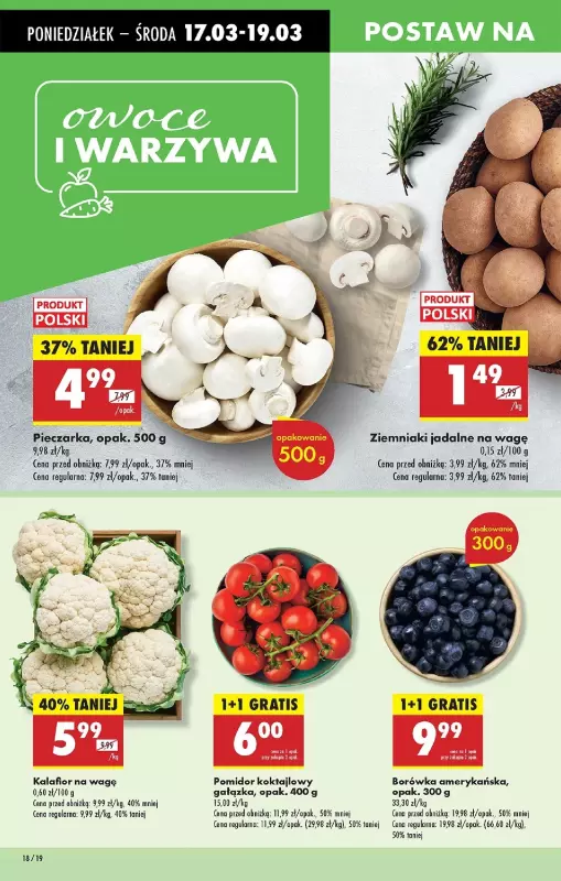 Biedronka - gazetka promocyjna Od poniedziałku od poniedziałku 17.03 do soboty 22.03 - strona 22