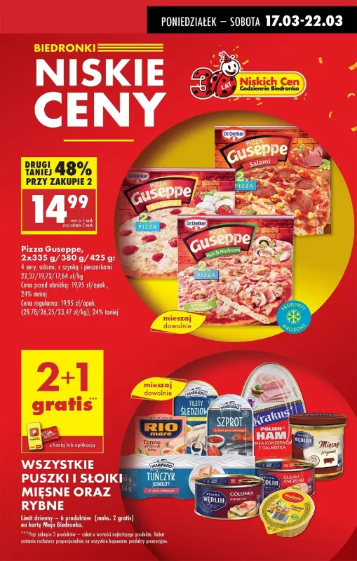 Biedronka - gazetka promocyjna Od poniedziałku od poniedziałku 17.03 do soboty 22.03 - strona 7