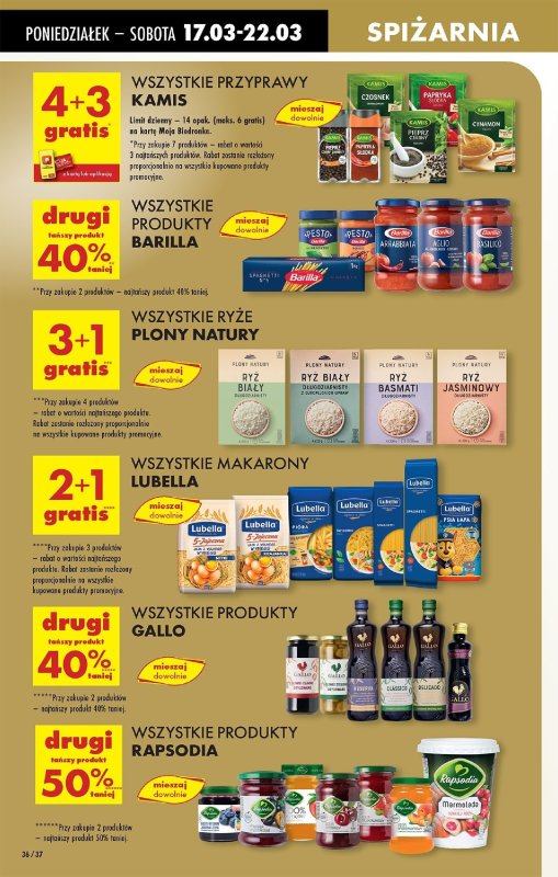 Biedronka - gazetka promocyjna Od poniedziałku od poniedziałku 17.03 do soboty 22.03 - strona 44