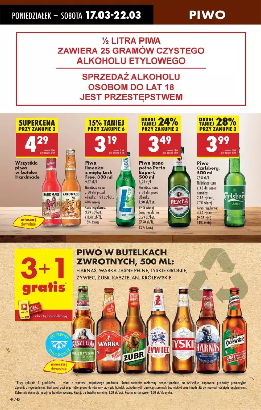 Biedronka - gazetka promocyjna Od poniedziałku, Z ladą tradycyjną od poniedziałku 17.03 do soboty 22.03 - strona 58