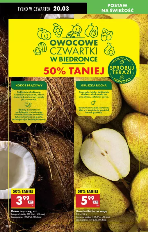Biedronka - gazetka promocyjna Od czwartku, Z ladą tradycyjną od czwartku 20.03 do środy 26.03 - strona 18