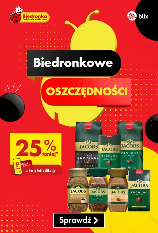 Biedronka - gazetka promocyjna Biedronkowe oszczędności od poniedziałku 24.03 do soboty 29.03