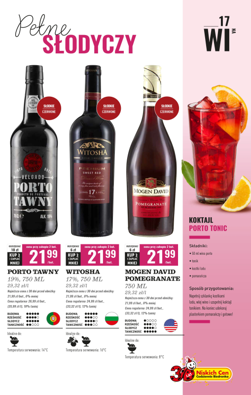 Biedronka - gazetka promocyjna Czas na toast od poniedziałku 24.03 do soboty 05.04 - strona 17
