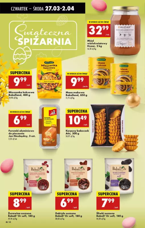 Biedronka - gazetka promocyjna Od czwartku, Z ladą tradycyjną od czwartku 27.03 do środy 02.04 - strona 40
