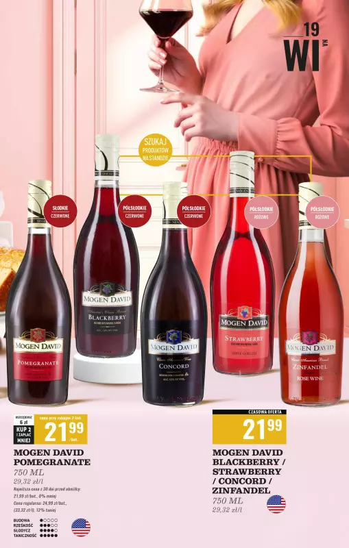 Biedronka - gazetka promocyjna Czas na toast od poniedziałku 07.04 do soboty 19.04 - strona 21