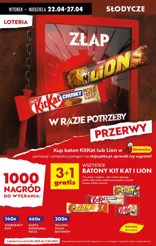 Biedronka - gazetka promocyjna Od wtorku, Z ladą tradycyjną od wtorku 22.04 do niedzieli 27.04 - strona 49