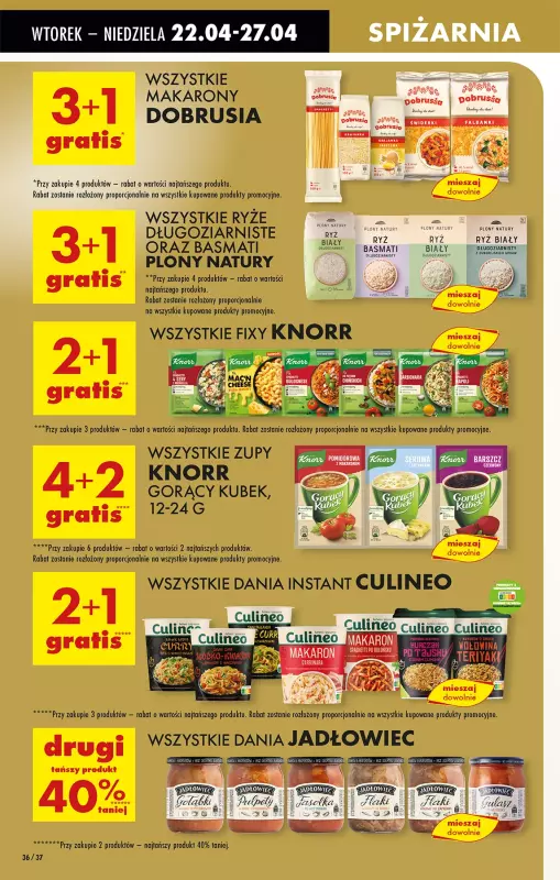 Biedronka - gazetka promocyjna Od wtorku, Z ladą tradycyjną od wtorku 22.04 do niedzieli 27.04 - strona 40