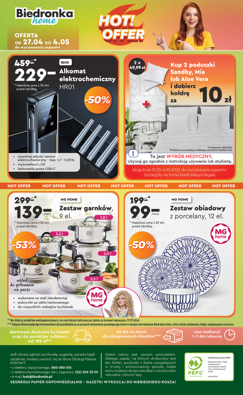 Biedronka - gazetka promocyjna Okazje tygodnia od 26.04 od soboty 26.04 do środy 14.05 - strona 36
