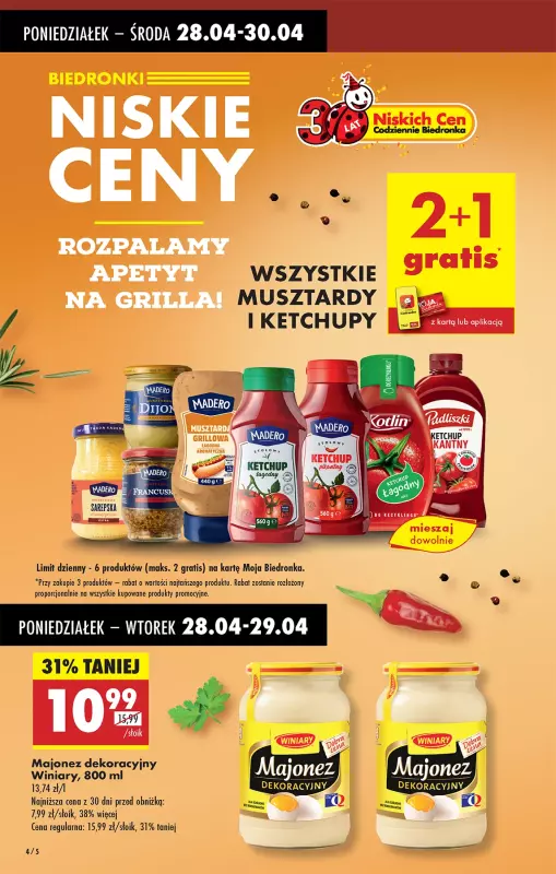 Biedronka - gazetka promocyjna Od poniedziałku od poniedziałku 28.04 do niedzieli 04.05 - strona 6