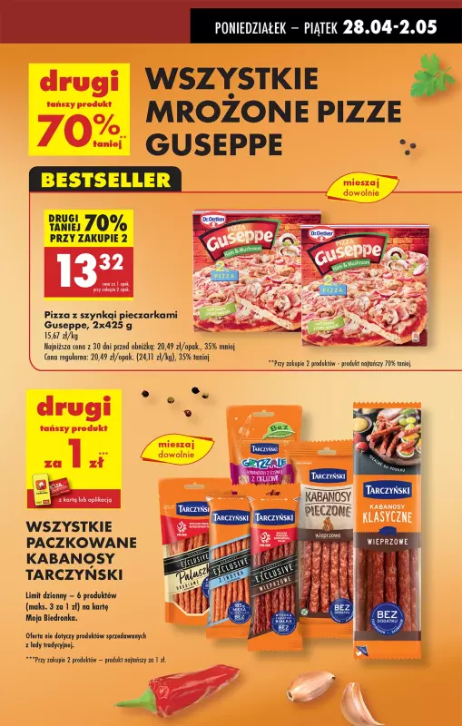 Biedronka - gazetka promocyjna Od poniedziałku od poniedziałku 28.04 do niedzieli 04.05 - strona 7