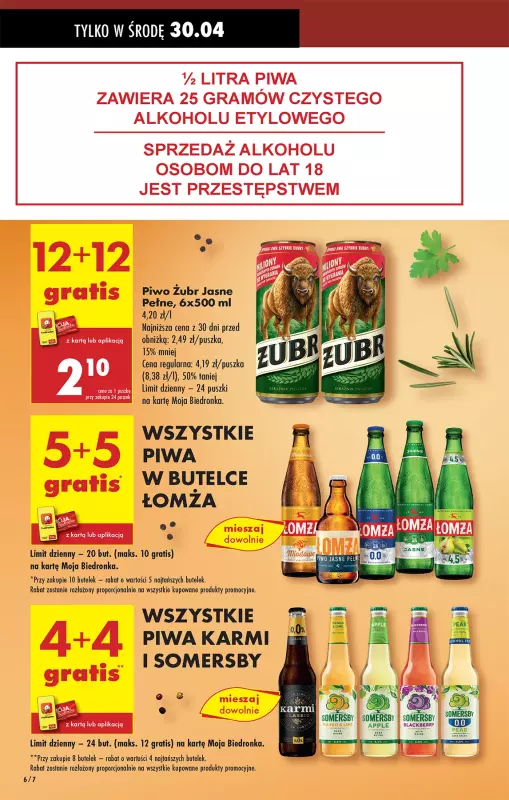Biedronka - gazetka promocyjna Od środy od środy 30.04 do środy 07.05 - strona 8