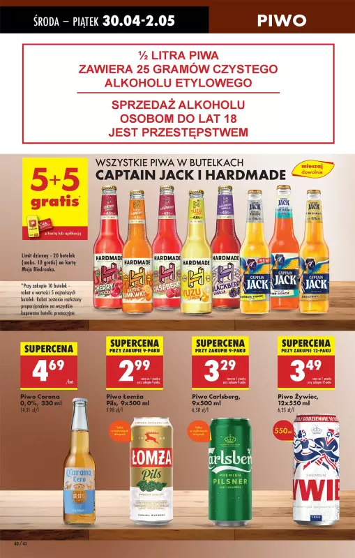 Biedronka - gazetka promocyjna Od środy, Z ladą tradycyjną od środy 30.04 do środy 07.05 - strona 52