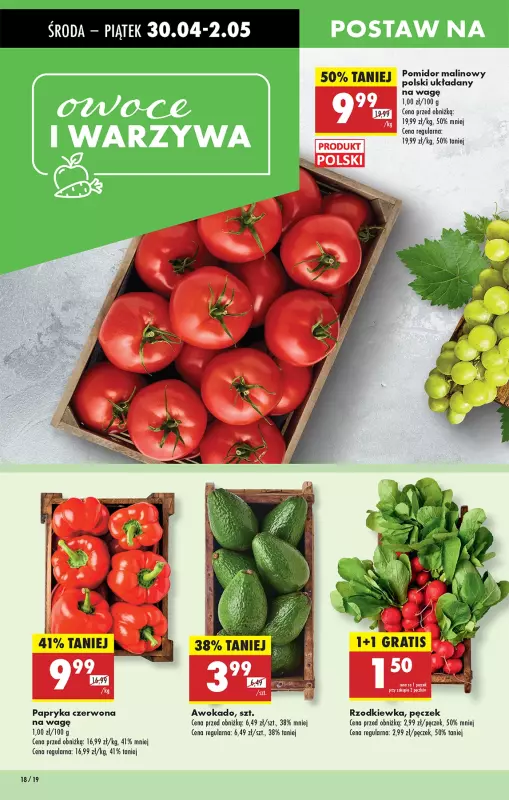 Biedronka - gazetka promocyjna Od środy, Z ladą tradycyjną od środy 30.04 do środy 07.05 - strona 22