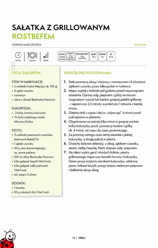 Biedronka - gazetka promocyjna Czas na multikulturalny grill   - strona 35