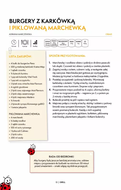 Biedronka - gazetka promocyjna Czas na multikulturalny grill   - strona 15