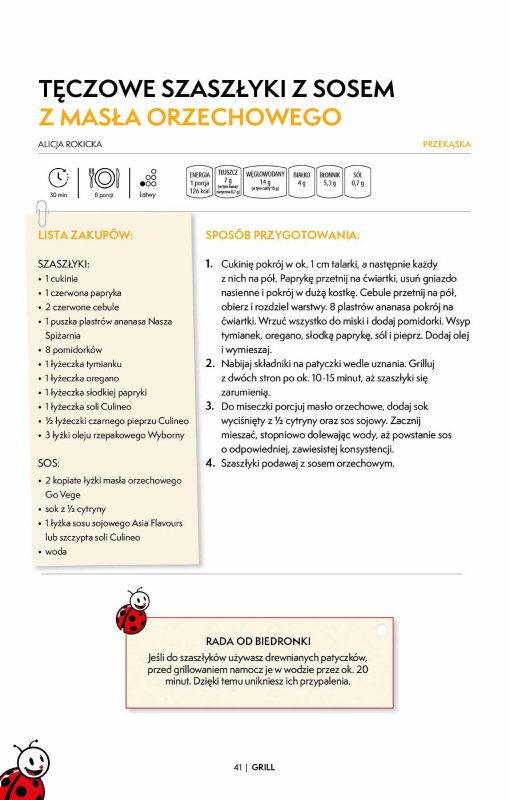 Biedronka - gazetka promocyjna Czas na multikulturalny grill   - strona 41