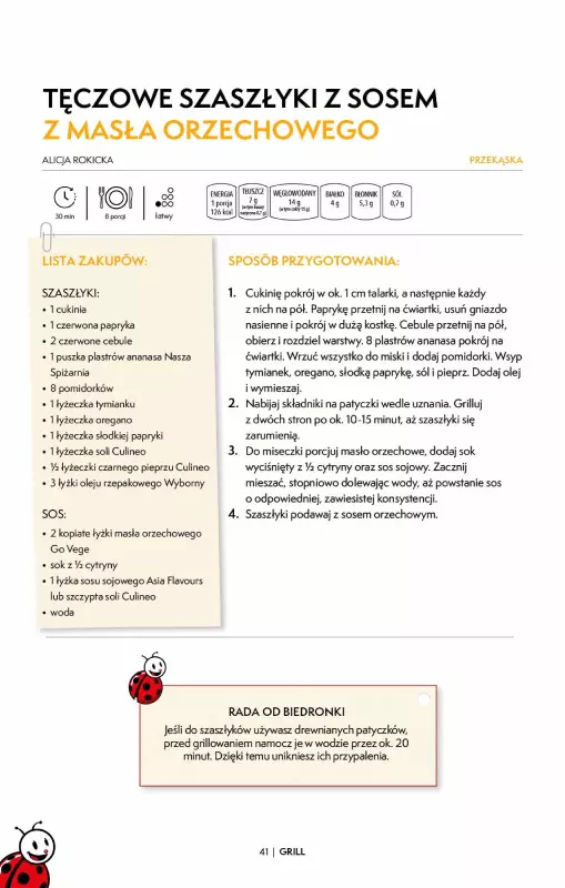 Biedronka - gazetka promocyjna Czas na multikulturalny grill   - strona 41