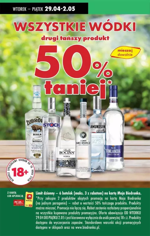 Biedronka - gazetka promocyjna Czas na Toast! od środy 30.04 do piątku 02.05