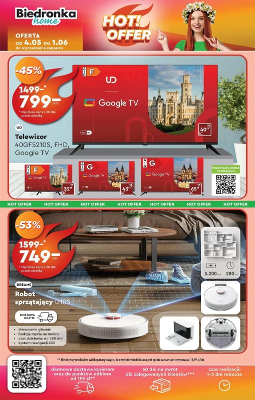 Biedronka - gazetka promocyjna Okazje tygodnia od 05.05 od poniedziałku 05.05 do środy 21.05 - strona 54