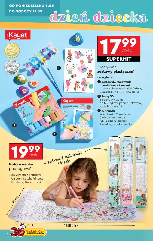 Biedronka - gazetka promocyjna Okazje tygodnia od 05.05 od poniedziałku 05.05 do środy 21.05 - strona 10