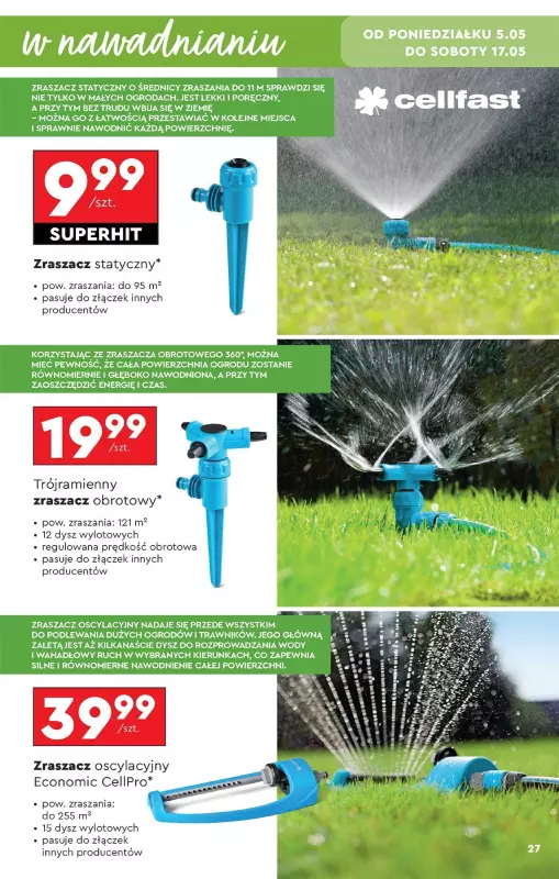 Biedronka - gazetka promocyjna Okazje tygodnia od 05.05 od poniedziałku 05.05 do środy 21.05 - strona 27