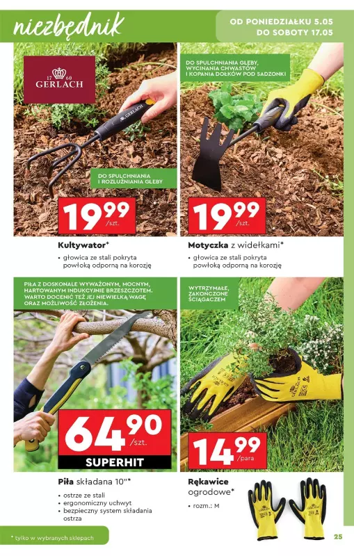 Biedronka - gazetka promocyjna Okazje tygodnia od 05.05 od poniedziałku 05.05 do środy 21.05 - strona 25