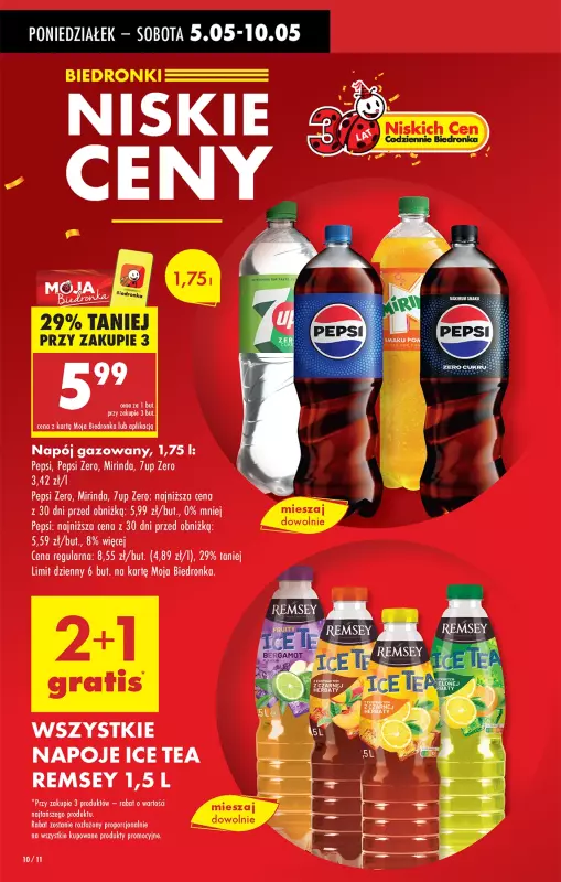 Biedronka - gazetka promocyjna Od poniedziałku od poniedziałku 05.05 do niedzieli 11.05 - strona 10