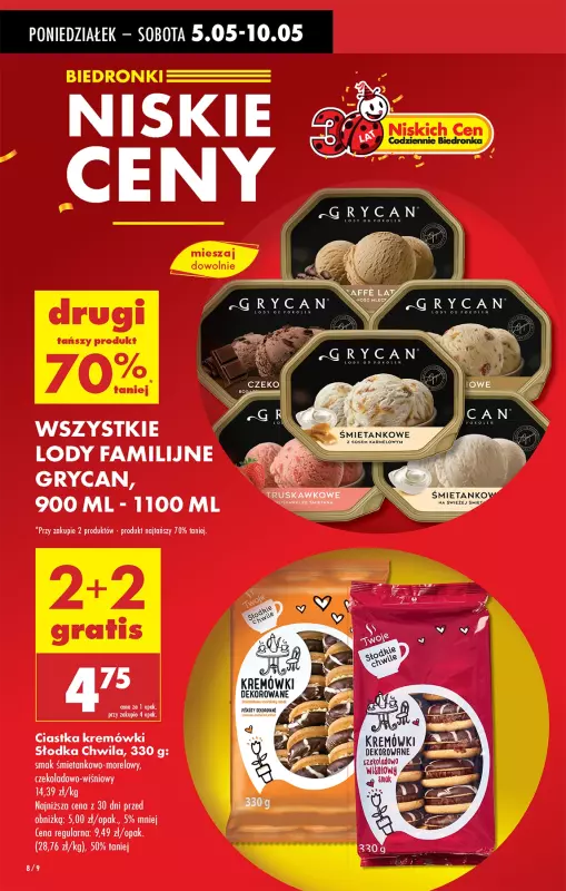 Biedronka - gazetka promocyjna Od poniedziałku od poniedziałku 05.05 do niedzieli 11.05 - strona 8