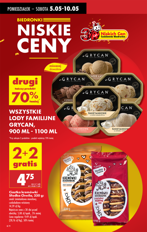 Biedronka - gazetka promocyjna Od poniedziałku, Z ladą tradycyjną od poniedziałku 05.05 do niedzieli 11.05 - strona 8