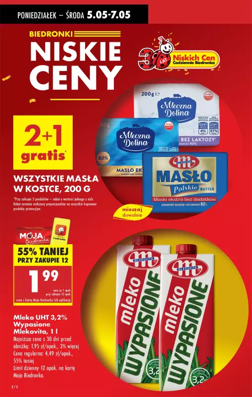 Biedronka - gazetka promocyjna Od poniedziałku, Z ladą tradycyjną   - strona 2