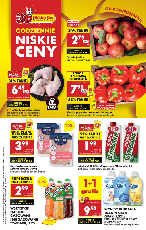 Biedronka - gazetka promocyjna Od poniedziałku, Z ladą tradycyjną od poniedziałku 05.05 do niedzieli 11.05