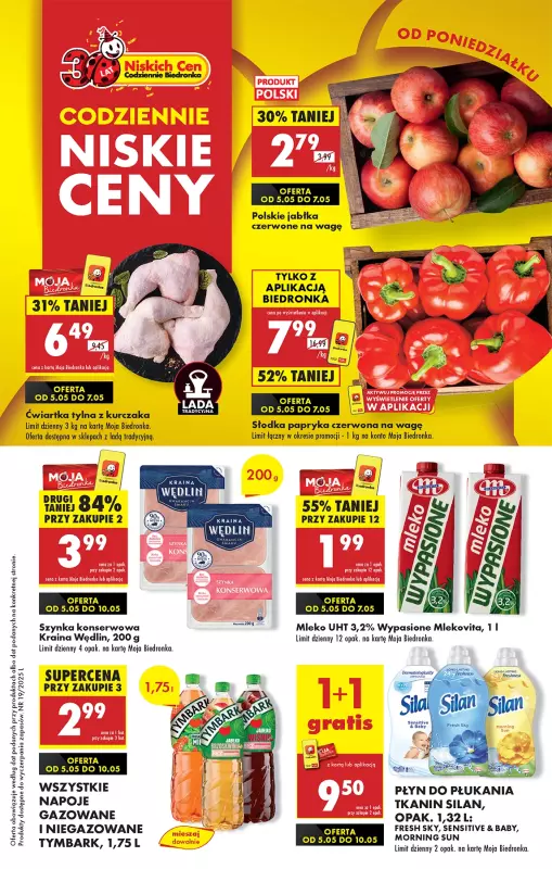 Biedronka - gazetka promocyjna Od poniedziałku, Z ladą tradycyjną  