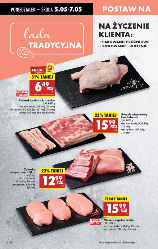 Biedronka - gazetka promocyjna Od poniedziałku, Z ladą tradycyjną od poniedziałku 05.05 do niedzieli 11.05 - strona 26