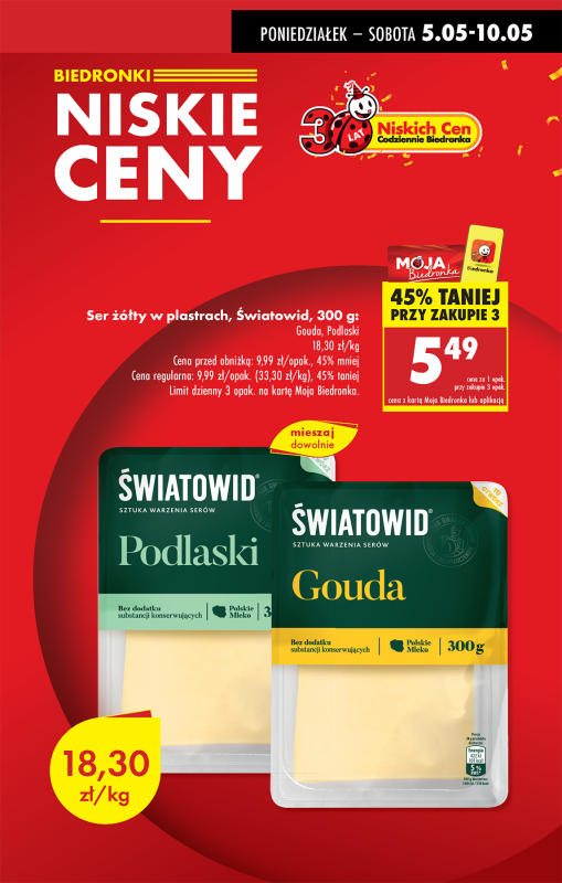 Biedronka - gazetka promocyjna Od poniedziałku, Z ladą tradycyjną od poniedziałku 05.05 do niedzieli 11.05 - strona 3