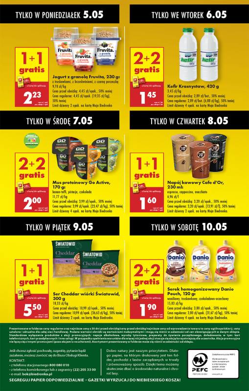 Biedronka - gazetka promocyjna Od poniedziałku, Z ladą tradycyjną od poniedziałku 05.05 do niedzieli 11.05 - strona 72