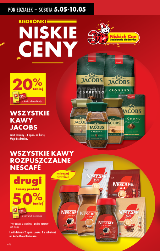 Biedronka - gazetka promocyjna Od poniedziałku, Z ladą tradycyjną od poniedziałku 05.05 do niedzieli 11.05 - strona 6