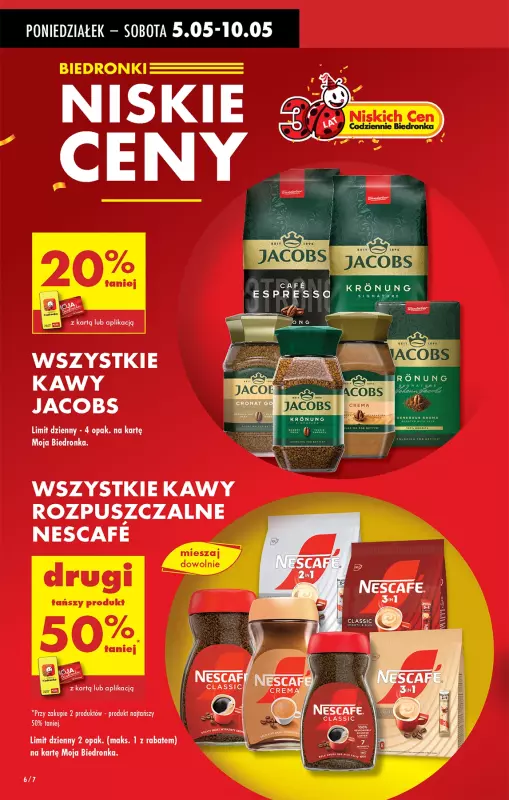 Biedronka - gazetka promocyjna Od poniedziałku, Z ladą tradycyjną od poniedziałku 05.05 do niedzieli 11.05 - strona 6