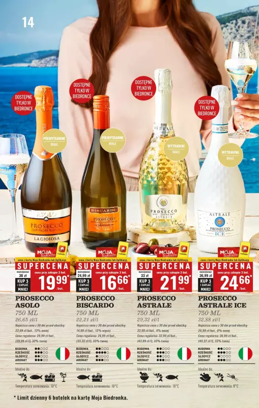 Biedronka - gazetka promocyjna Czas na Toast! od poniedziałku 05.05 do soboty 17.05 - strona 14
