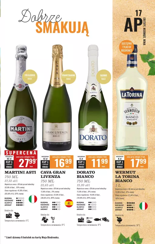Biedronka - gazetka promocyjna Czas na Toast! od poniedziałku 05.05 do soboty 17.05 - strona 17
