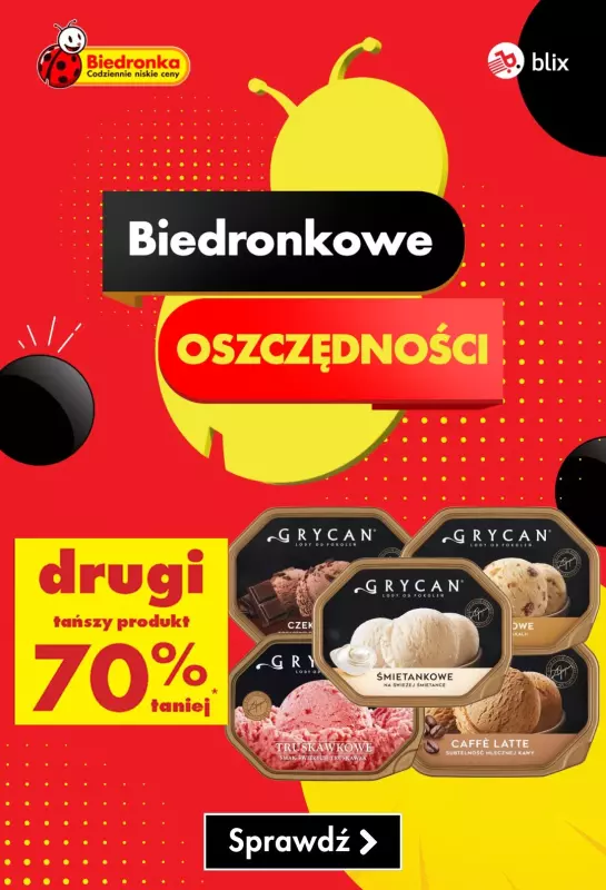 Biedronka - gazetka promocyjna Biedronkowe oszczędności od poniedziałku 05.05 do środy 07.05