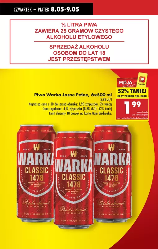 Biedronka - gazetka promocyjna Od czwartku od czwartku 08.05 do środy 14.05 - strona 16