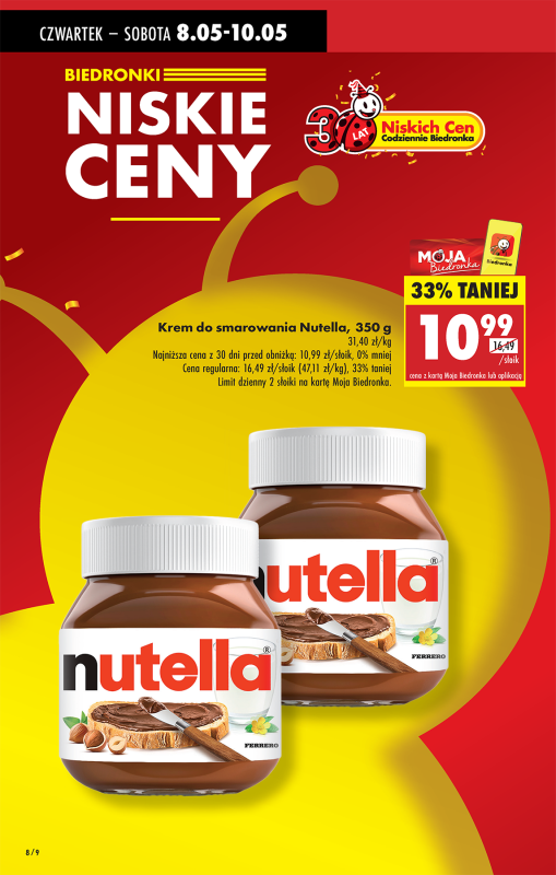 Biedronka - gazetka promocyjna Od czwartku od czwartku 08.05 do środy 14.05 - strona 8