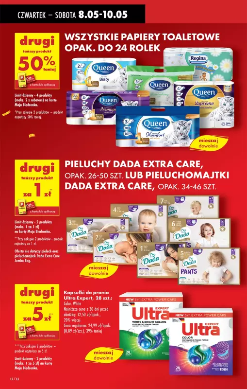Biedronka - gazetka promocyjna Od czwartku, Z ladą tradycyjną od czwartku 08.05 do środy 14.05 - strona 12
